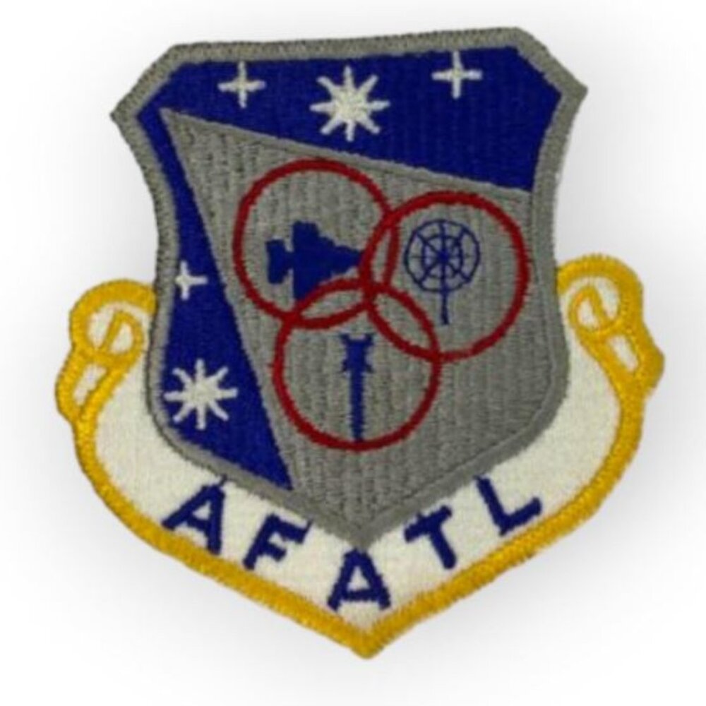 Vintage 1970s Vietnam Era  USAF AFATL Squadron Sew On Patch